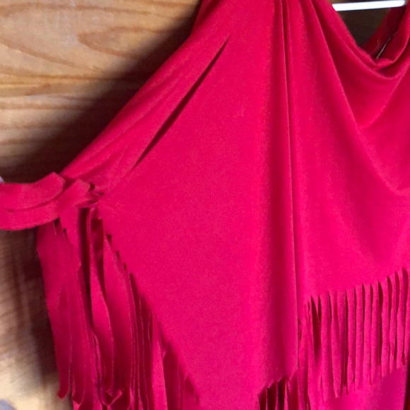 Fringe Red Shirt - Picture 2 of 4